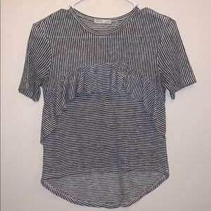 Zara ruffle shirt